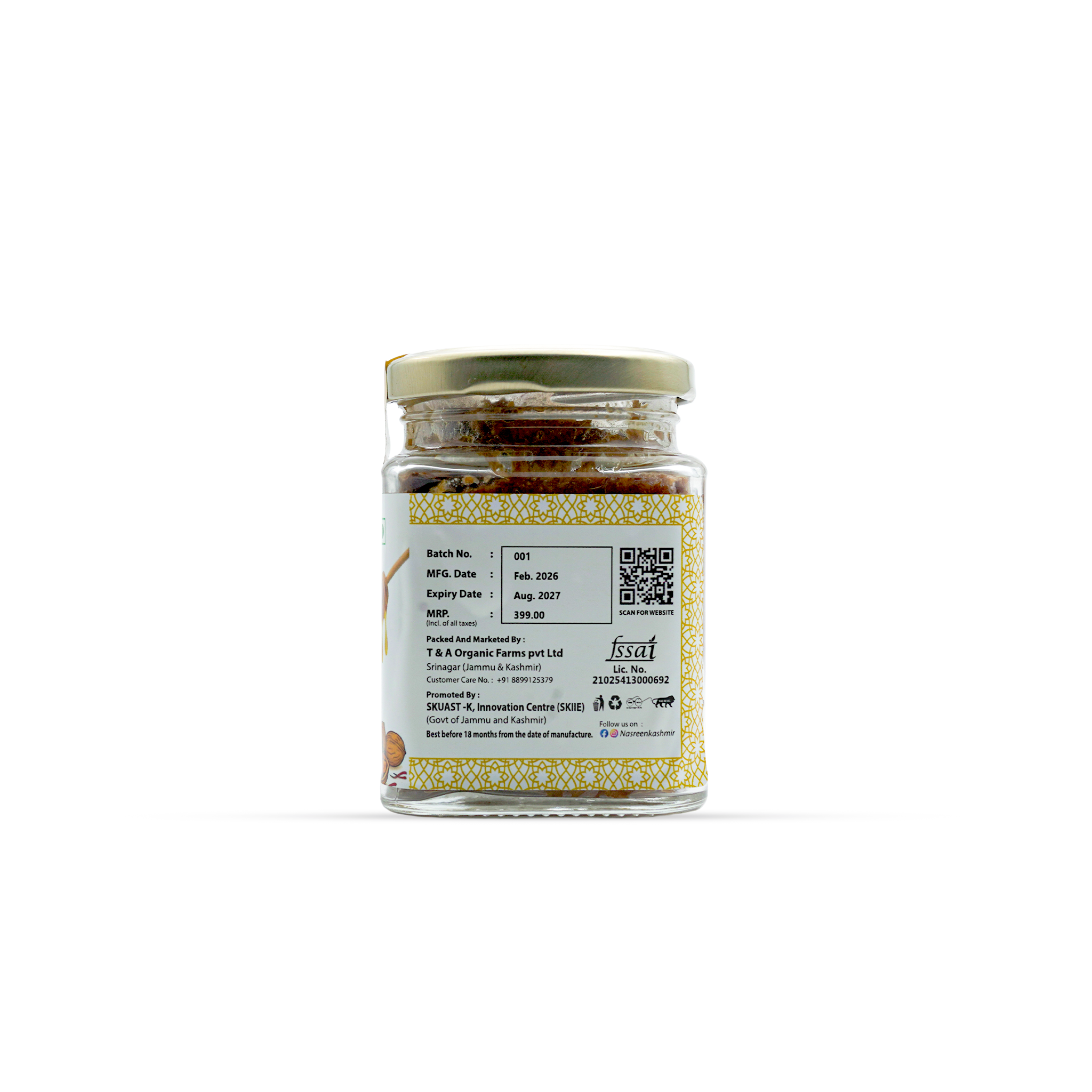 Kashmiri Gulkand (Traditional Khambeer Rose Preserve)