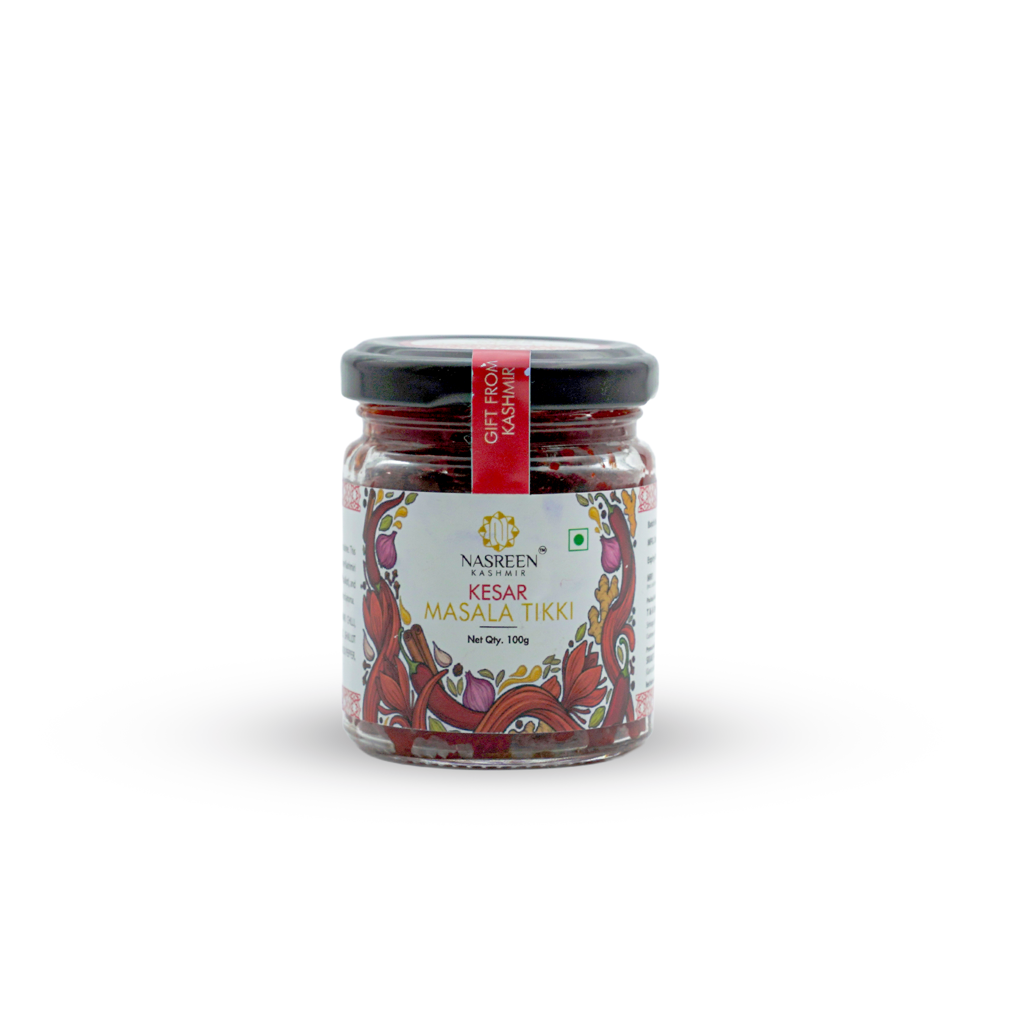 Kesar Masala Tikki 100 GM (Authentic Kashmiri Saffron Spice Blend)