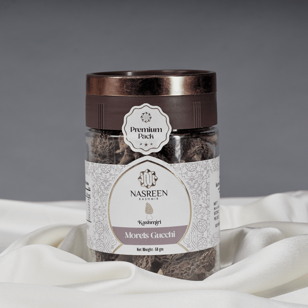 KASHMIRI MORELS GUUCHI JAR 50GM