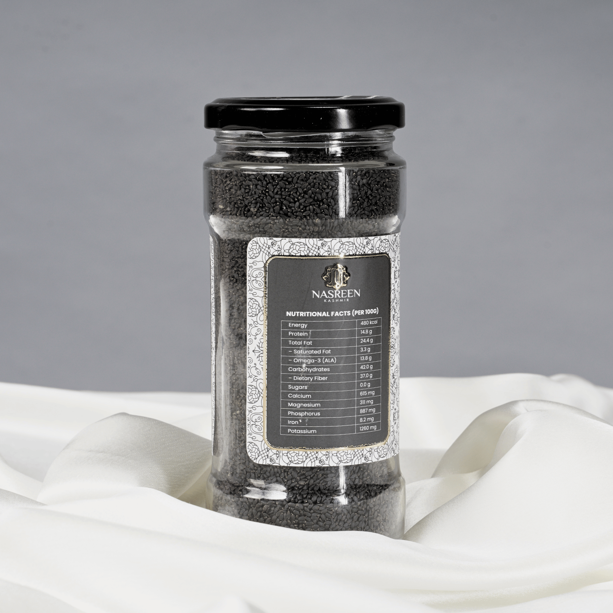 BASIL SEEDS PET JARS 250GM